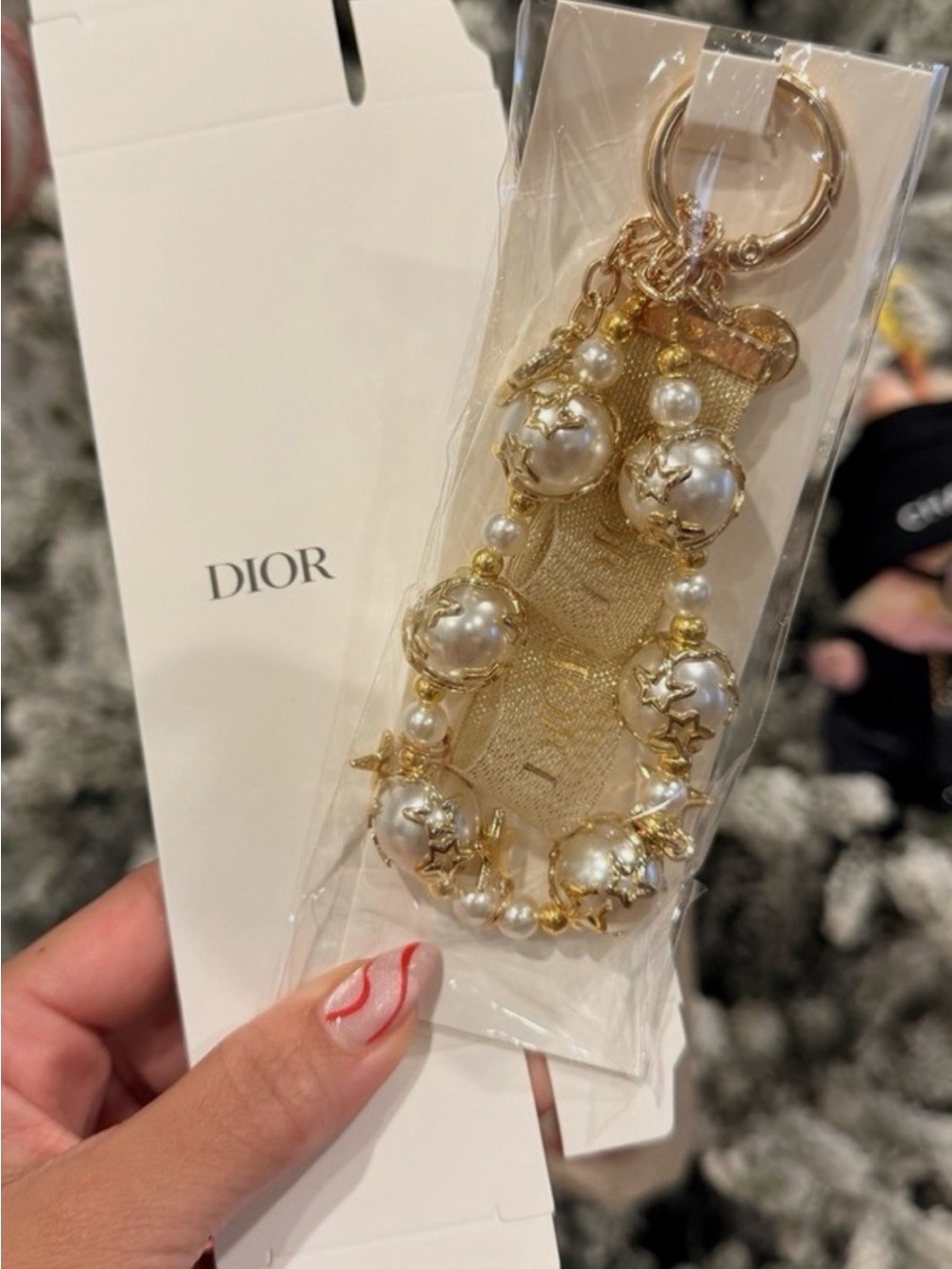 Christian Dior Key Ring Bag Charm Star VIP-GWP New Unused - Picture 4 of 7